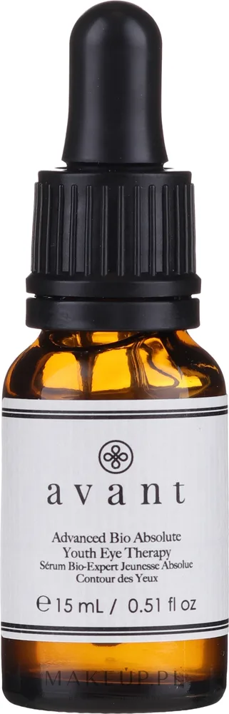 Сыворотка для области вокруг глаз Avant Skincare Advanced Bio Absolute Youth с гиалуроновой кислотой пептидом и алоэ для зрелой кожи 15 мл