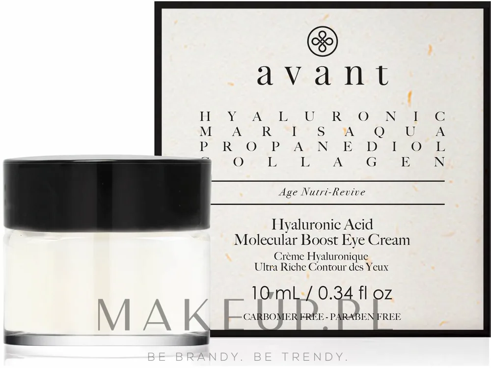 Крем для области вокруг глаз Avant Skincare Hyaluronic с гиалуроновой кислотой и коллагеном для зрелой кожи 10 мл