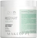 Маска для волос Revlon Professional Restart Volume для объёма, для тонких волос, протеины риса, лёгкая формула, 500 мл — фото 2
