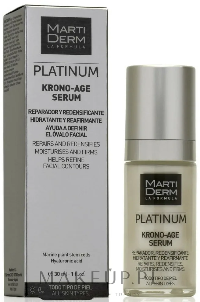 Сыворотка для лица Martiderm Platinum Krono-Age укрепляющая упругость 30 мл