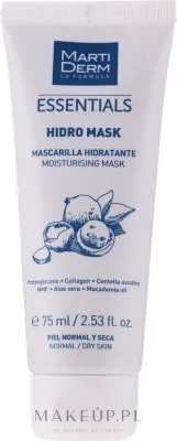 Увлажняющая маска для лица для нормальной и сухой кожи MartiDerm Essentials Hidro Mask, 75 мл