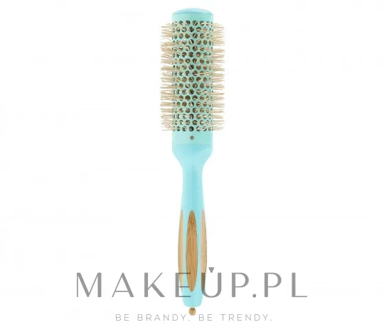 Круглая щётка для волос Ilu Hair Brush BambooM Round 35 мм бамбук