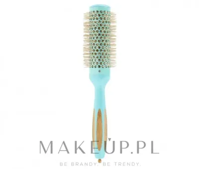 Круглая щётка для волос Ilu Hair Brush BambooM Round 35 мм бамбук