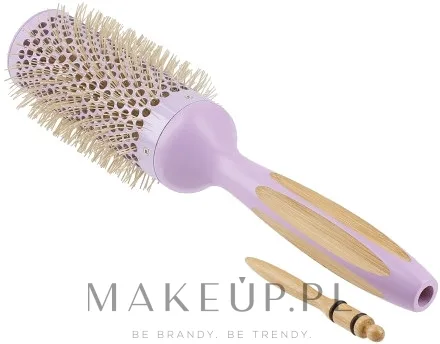 Круглая щётка для волос Ilu Hair Brush BambooM Round 43 мм бамбук