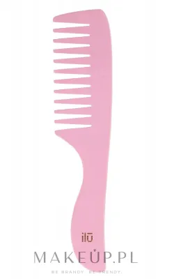 Гребень для волос Ilu Bamboo Hair Comb Pink Flamingo бамбук розовый