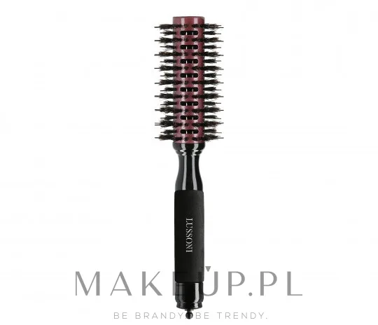 Круглая щётка для волос Lussoni Hair Brush Natural Style 28 мм буковая ручка