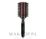 Круглая щётка для волос Lussoni Hair Brush Natural Style 50 мм буковая ручка — фото 1