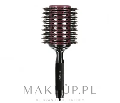 Круглая щётка для волос Lussoni Hair Brush Natural Style 65 мм буковая ручка