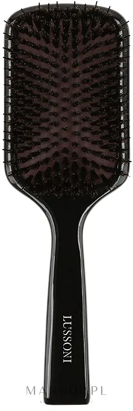 Плоская щётка для волос Lussoni Hair Brush Natural Style Paddle буковая ручка