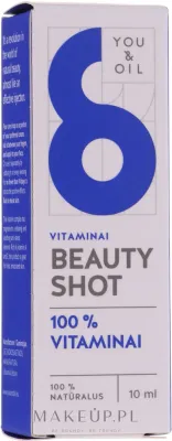 Сыворотка-масло для лица You & Oil Beauty Shot Vitamins витаминная антиоксидантная 10 мл