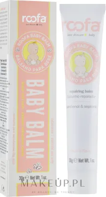 Roofa Roofa Panthenol & Sepitonic Baby Balm - Восстанавливающий бальзам для тела для детей с пантенолом и сепитоником
