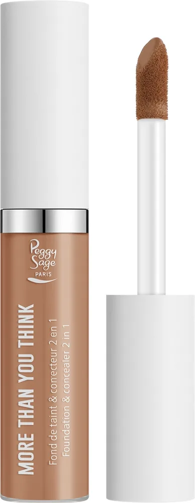 Тональная основа Peggy Sage More Than You Think Foundation & Concealer 2 в 1, 12 мл, оттенок Beige Miel