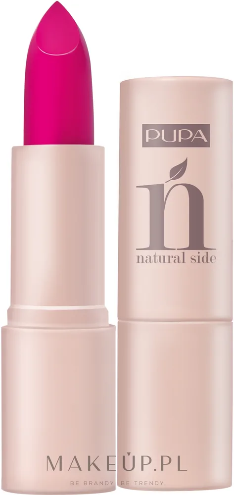 Помада для губ Pupa Natural Side Lipstick, оттенок 008 - Shoking Fuchsia