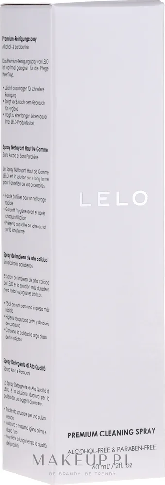 Спрей для очистки аксессуаров Lelo Premium Cleaning Spray без спирта с ромашкой 60 мл