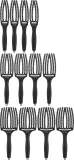 Набор щёток для волос Olivia Garden Fingerbrush Paddle Display 12 шт три размера — фото 1