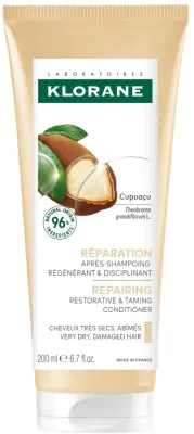 Питательный кондиционер для волос с маслом купуасу Klorane Cupuaçu Nourishing & Repairing Conditioner, 200 мл