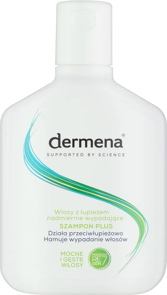 Шампунь Dermena Hair Care против перхоти и выпадения волос с пироктон оламином 200 мл