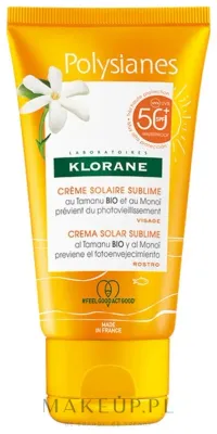 Крем для лица солнцезащитный Klorane Polysianes Sublime Tamanu and Monoi SPF50 50 мл