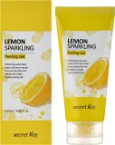 Лимонный пилинг для лица Secret Key Lemon Sparkling Peeling Gel с центеллой и коллагеном, 120 мл — фото 2