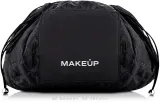 Мешок для косметики MAKEUP Beauty Secret на завязке с карманом, черный — фото 1