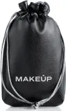 Мешочек для косметики MAKEUP Pretty Pouch на шнурке, черный — фото 1