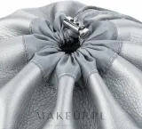 Мешочек для косметики MAKEUP Allbeauty из экокожи, серебристый, 26х16 см — фото 3