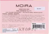 Палетка бронзеров Moira Sunkissed Chic Bronzed Goddess Duo Palette — фото 4