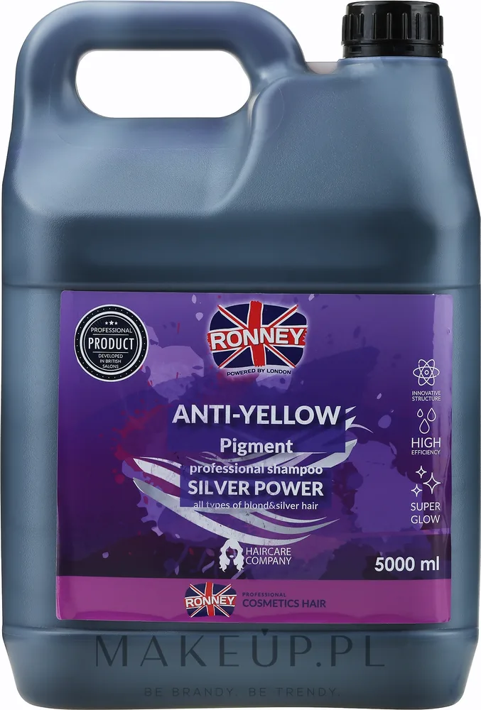 Шампунь Ronney Professional Silver Power серебристый против желтизны волос