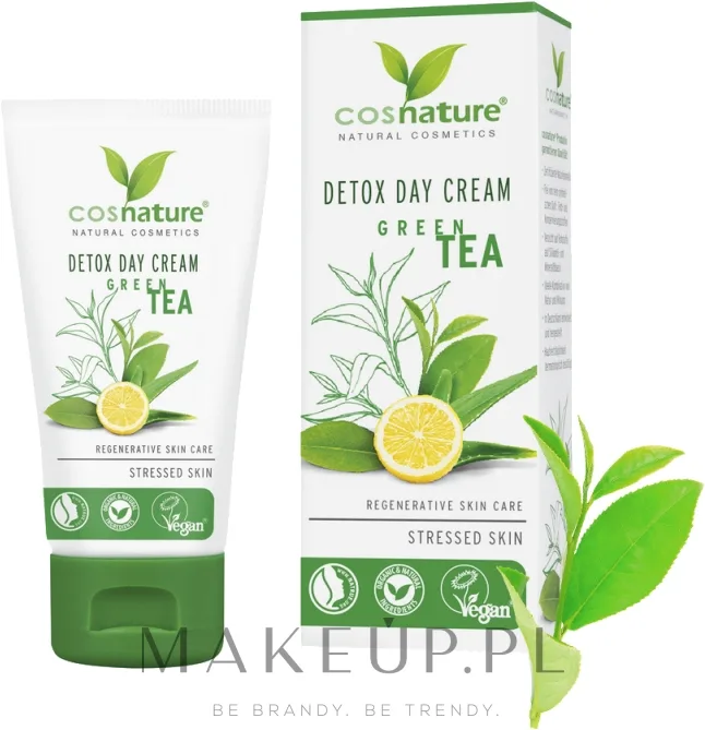 Крем для лица Cosnature Detox Organic Green Tea дневной с зелёным чаем 50 мл