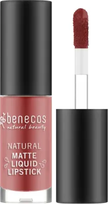 Жидкая помада для губ Benecos Natural Matte натуральная
