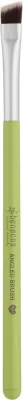 Скошенная кисть для бровей Benecos Angled Brush Color Edition плоская, 14 см