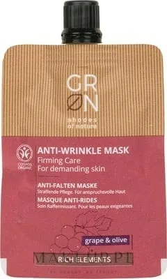 Маска для лица против морщин GRN Rich Elements Grape & Olive Cream Mask, 40 мл