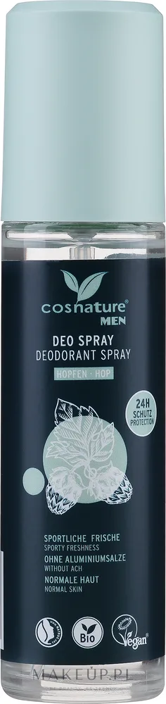 Натуральный дезодорант-спрей с хмелем Cosnature Men
