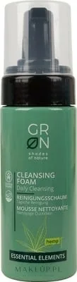 GRN Essential Elements Hemp Cleansing Foam очищающая пенка для умывания лица с конопляным маслом, 150 мл