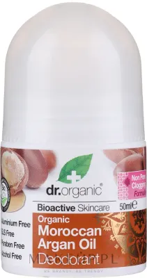 Натуральный дезодорант шариковый Dr Organic Argan Oil
