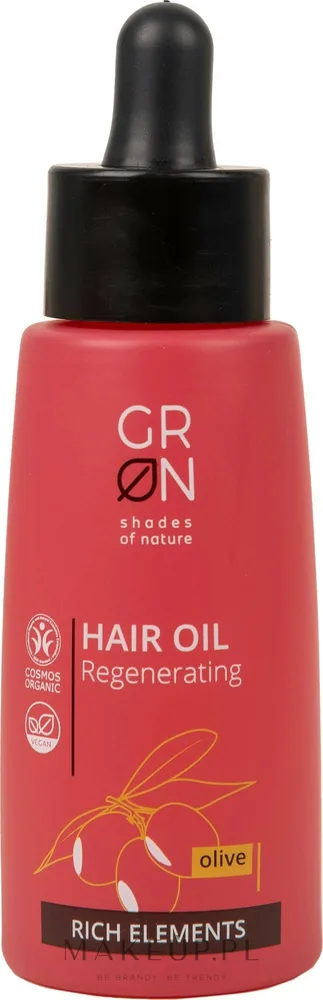 Масло для волос с оливковым маслом GRN Rich Elements Olive Hair Oil