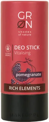 Дезодорант-стик GRN Rich Elements Pomegranate Deo Stick быстро впитывающийся, 40 г