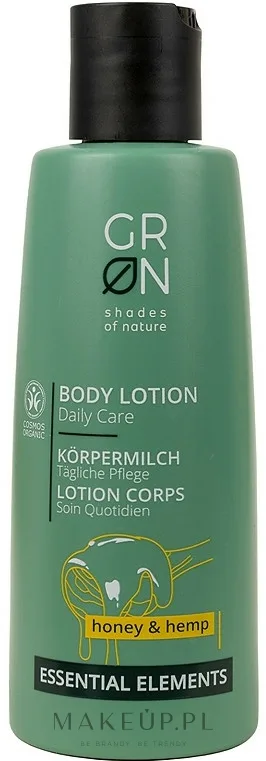 GRN GRN Essential Elements Honey & Hemp Body Lotion - Лосьон для тела с мёдом и экстрактом конопли