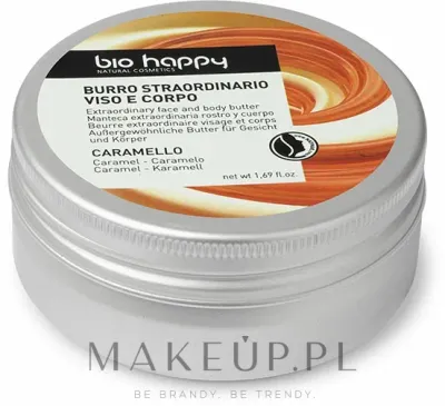 Масло для лица и тела Bio Happy Caramello карамель ваниль веганская формула 50 мл