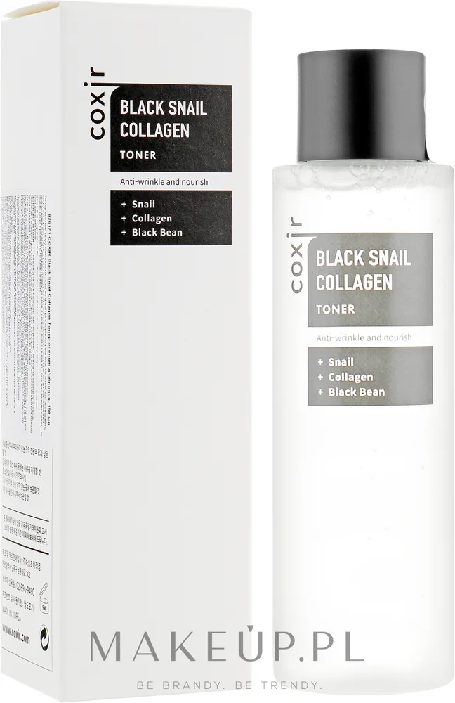 Тонизирующая эссенция Coxir Black Snail Collagen с муцином улитки и коллагеном, 150 мл, anti-age