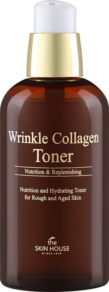 Коллагеновый anti-age тоник The Skin House Wrinkle Collagen с аденозином, 130 мл, для зрелой кожи