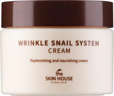 Крем для лица The Skin House Wrinkle Snail System против морщин муцин улитки аденозин 50 мл