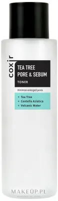 Нормализующий тоник Coxir Tea Tree Pore Sebum с чайным деревом и вулканической пылью, 150 мл