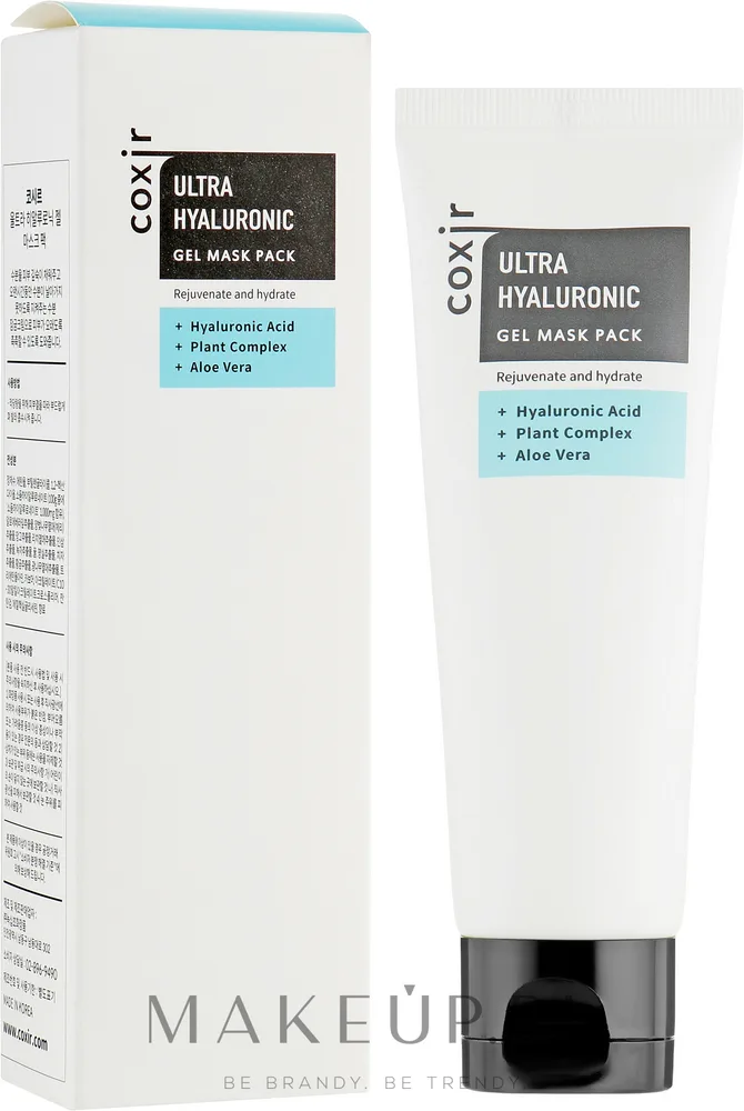 Увлажняющая гелевая маска для лица Coxir Ultra Hyaluronic Gel Mask Pack, 80 мл