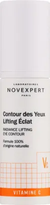 Крем для кожи вокруг глаз Novexpert Vitamin C Radiance Lifting Eye Contour осветляюще-лифтинговый, с витамином C и гиалуроновой кислотой, 15 мл
