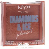 NYX Professional Makeup Rozświetlacz do twarzy i ciała - Хайлайтер для лица NYX Diamonds & Ice Face And Body, оттенок Citrine Dream — фото 1