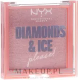 NYX Professional Makeup Rozświetlacz do twarzy i ciała - Хайлайтер для лица NYX Diamonds & Ice Face And Body, оттенок Citrine Dream — фото 2