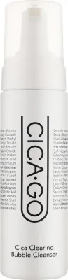 Isoi CICAGO Cica Clearing Bubble Cleanser мужская пенка для умывания лица с центеллой и шёлком, 200 мл