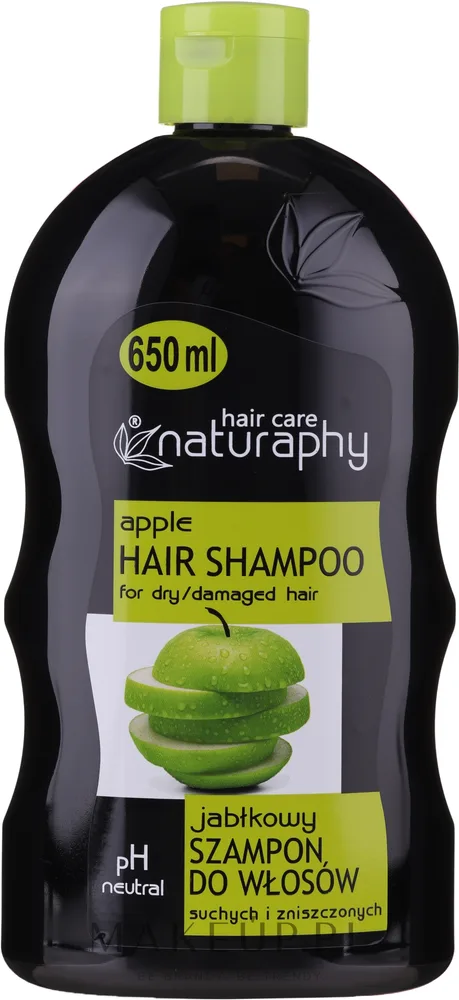 Шампунь Naturaphy яблочный с алоэ и миндальным маслом 650 мл