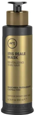Маска для волос MTJ Cosmetics Reale Iris для тонких волос, экстракт ириса, протеины миндаля, объём и блеск, 200 и